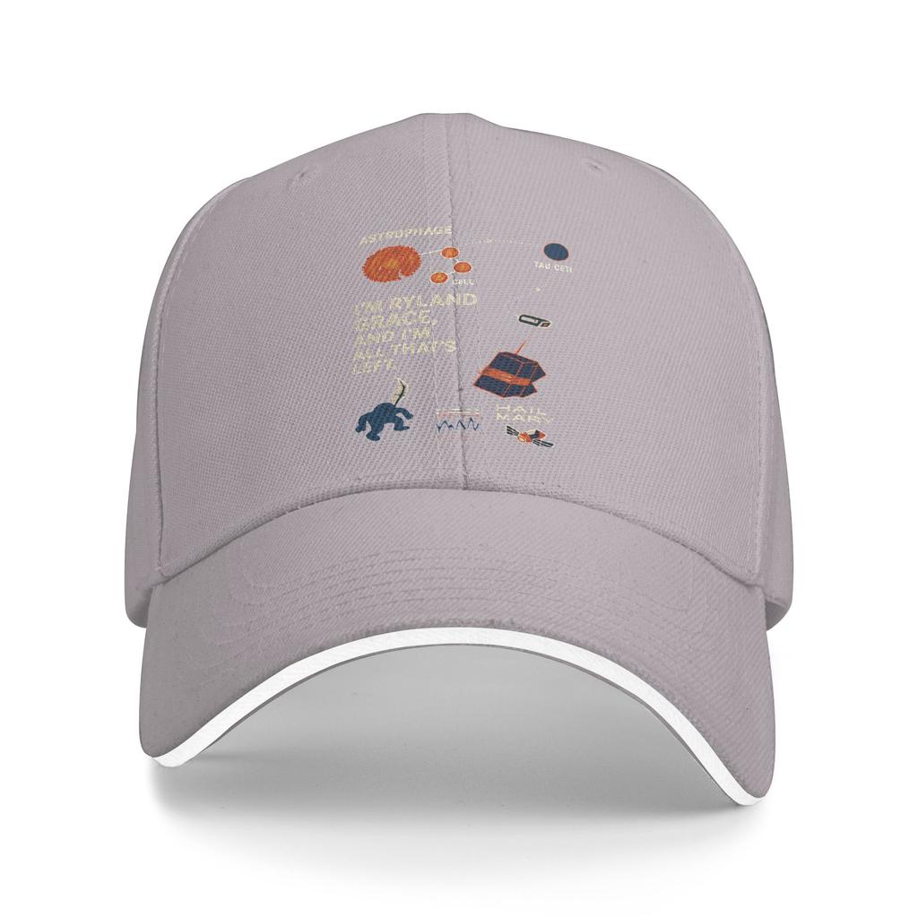 Project Hail Mary Andy Weir Book Baseball Caps Hip Hop Sandwich Cap Men Women Breathable Sun Cap Outdoor