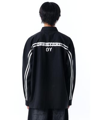 Chemises OHY Logo Bande Courbée-Noir