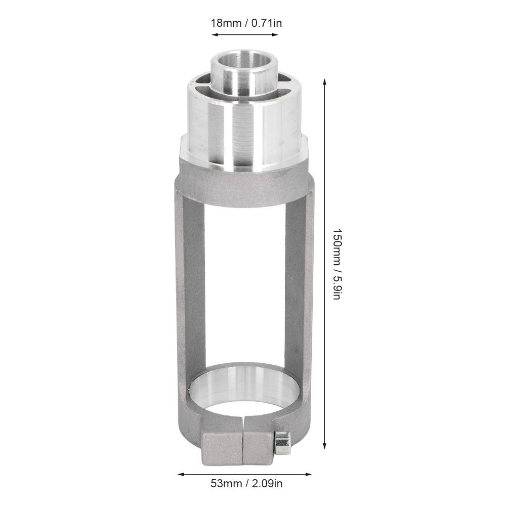 Aluminium Alloy Square Hole Drill Bit Adapter Cast Aluminum Easy Installation Mortising Attachment Fixed Bracket