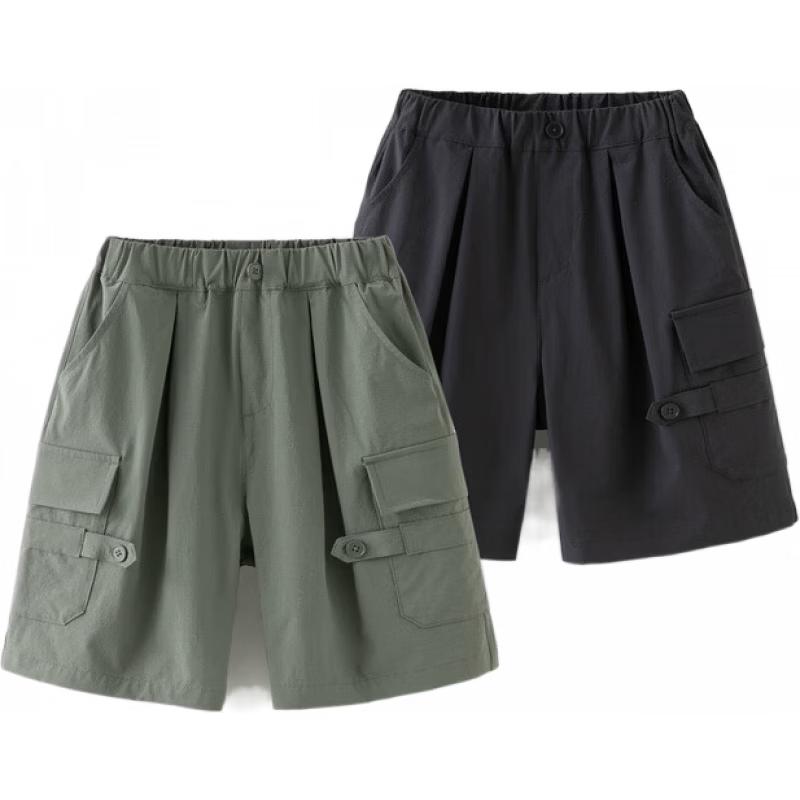 DAVE & BELLA Boys  Moisture-Wicking Quick-Dry Cargo Pants 160