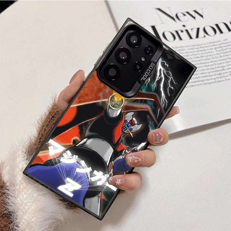 M-Mazinger Z Anime Soft Phone Case for Samsung Galaxy S24 S25 FE S26 Edge S23 Ultra S22 Plus S21 + Shockproof Cover Back Shell