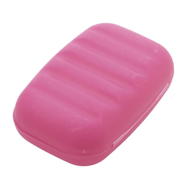 Practical Handmade Soap Box Case Dishes Waterproof Leakproof With Lock Cover 4 Colors