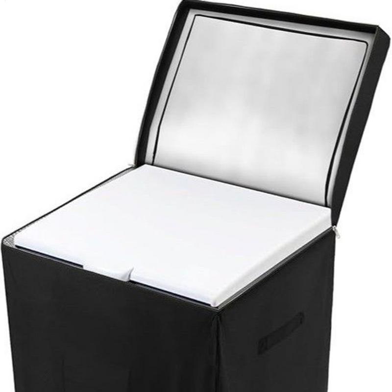 Outdoor Freezer Cover Chest Freezer Protection Dust Cover Oxford Fabric Wrap With Double Top Opening For Balcony Garden Patio