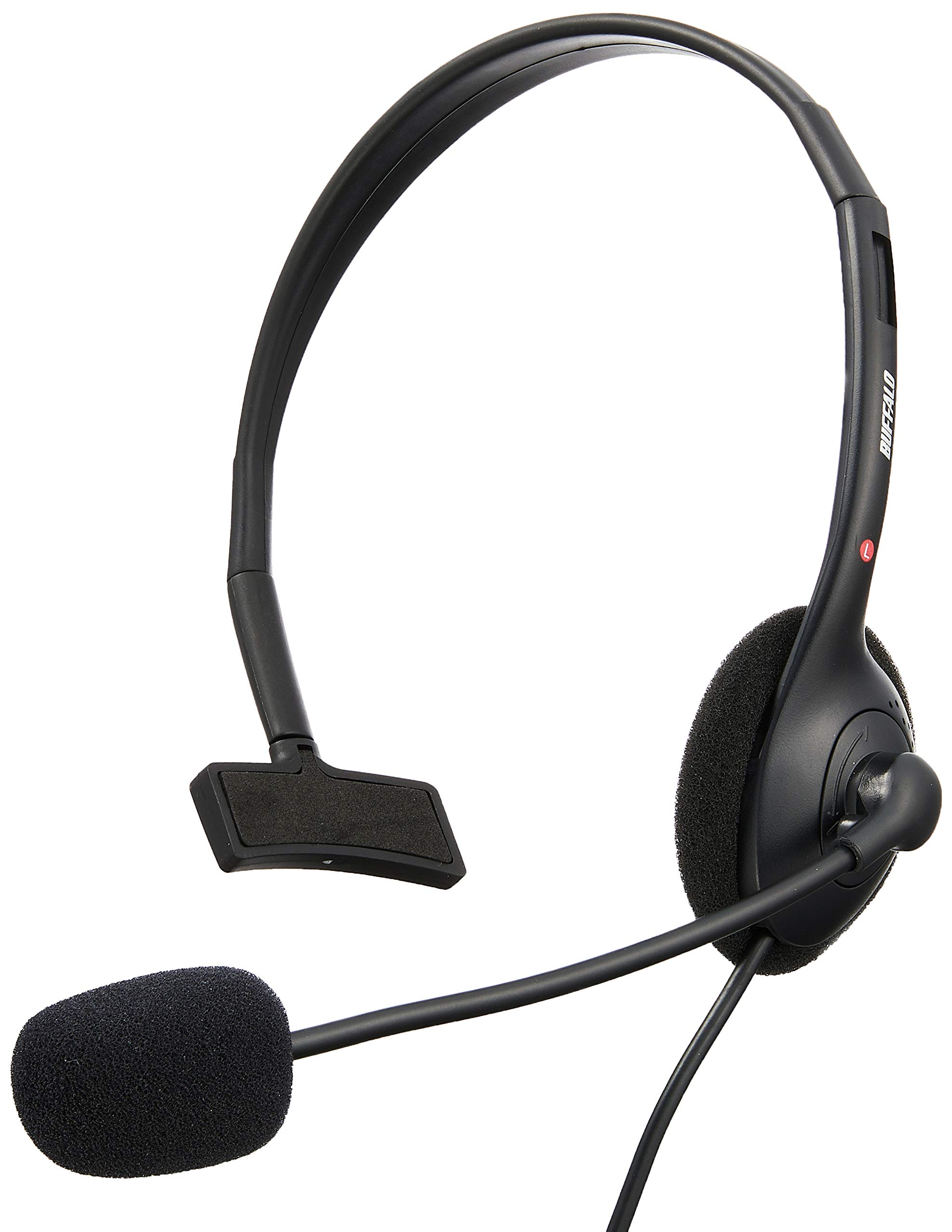 

Buffalo BUFFALO single ear headband headset USB connection
