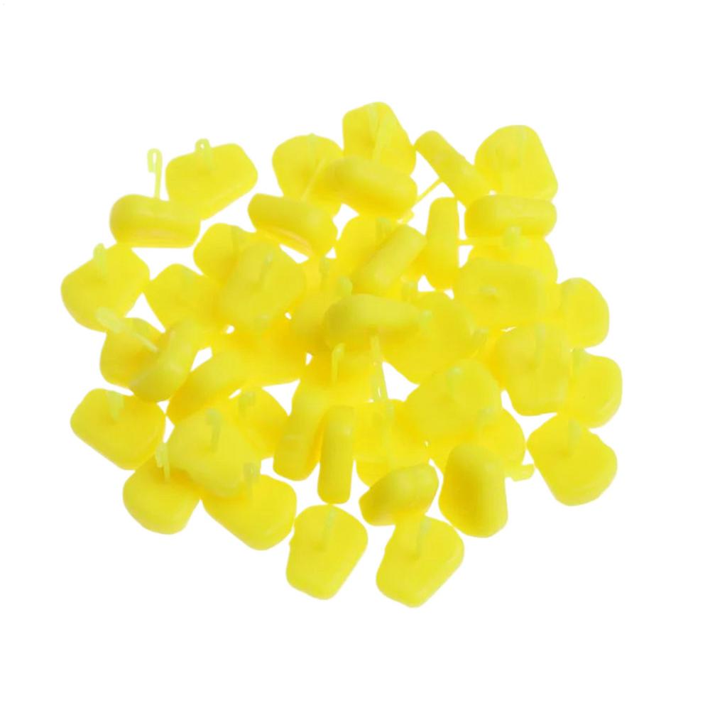 

Carp Hair Rig 50 Pieces Corn Shaped Tackle Bait Stopper Tackle Bait Stopper For Trout Bass Cod Saltwater Freshwater River жовтий