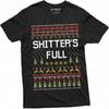 Christmas Funny Costume T-Shirt Popular Culture Movie Inspired Tee for Him, Black, 4X-Large