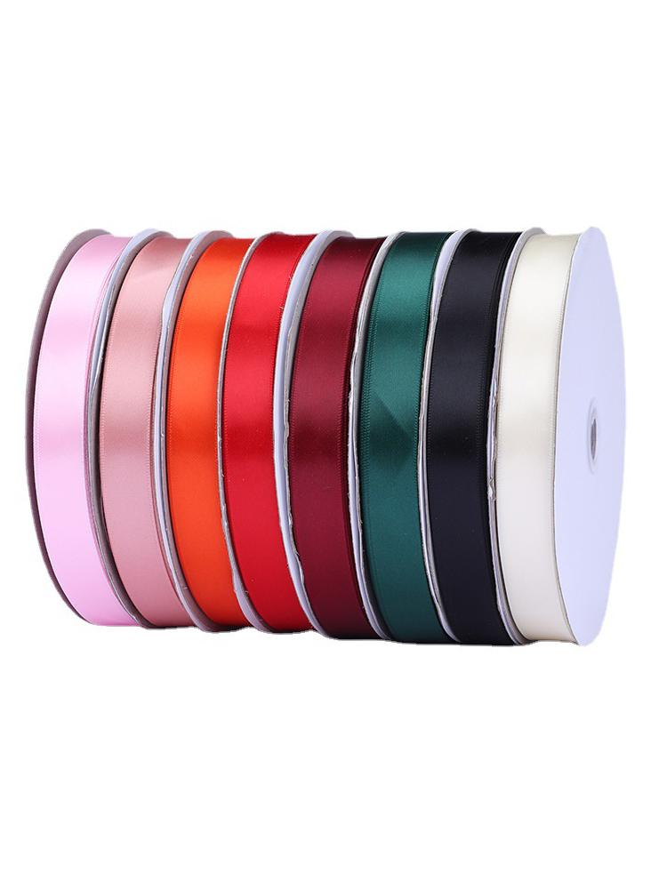 100 Yards/Rolle 1,5 cm/2,5 cm breites Band, Geschenkverpackung, Hochzeitsfeier, Blumensträuße, Haarschleifen, Dekoration, DIY-Bastelarbeiten, Satinbänder