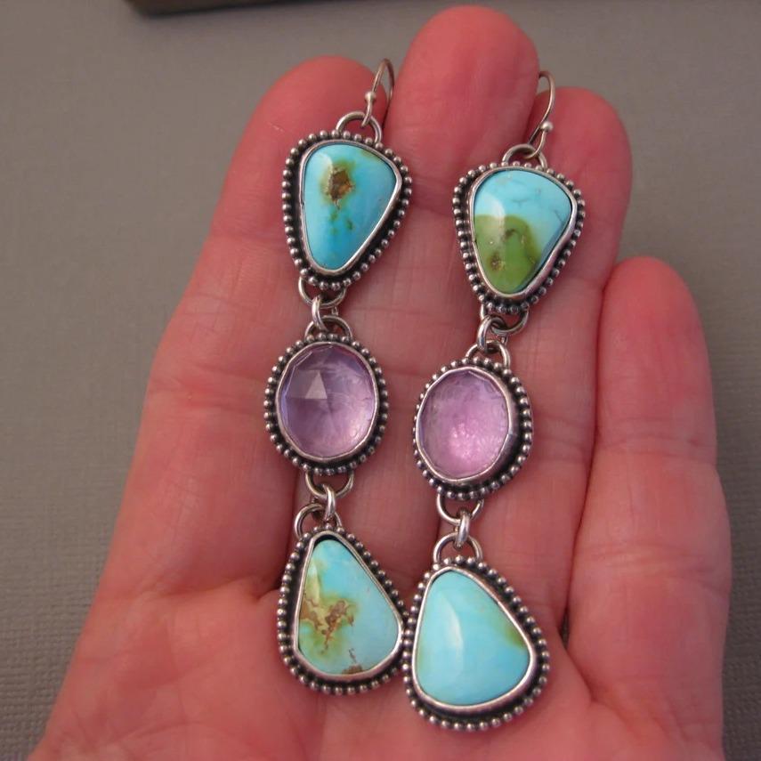 Trendy Hot-Selling Women's Earrings: Retro European & American Style