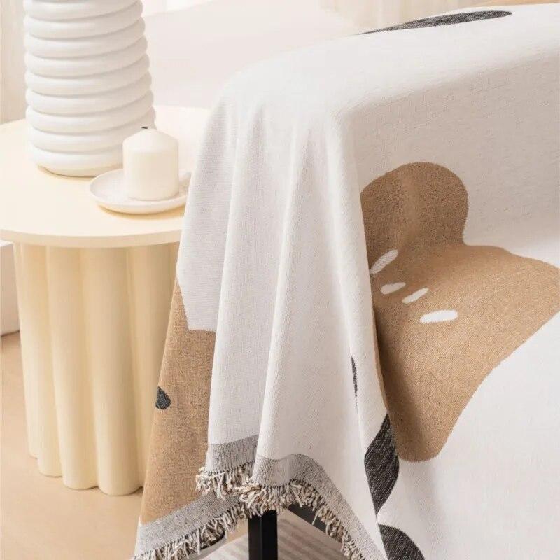 Tulip Sofa Cover Mat Funda Sofas Ajustables Throw Blanket Living Room Sofa Couple Position Modern Throw Camping Picnic Blanket