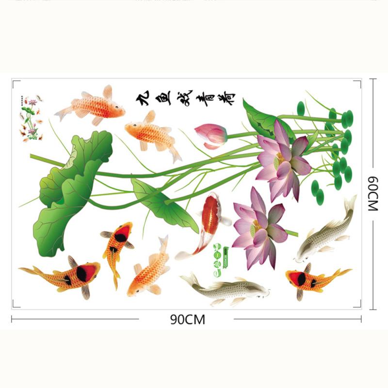 Autocolante De Perete Lotus Crap Tapet Autocolant Autocolante Pentru Decoratiuni Dormitor Sufragerie