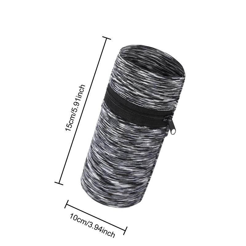 Durable And Safe Sports Cycling Wristband Arm Bag Zipper Running Bags Lightweight Wrist Wallet Pouch For Phone Key Card Sweatband Gym Fitness