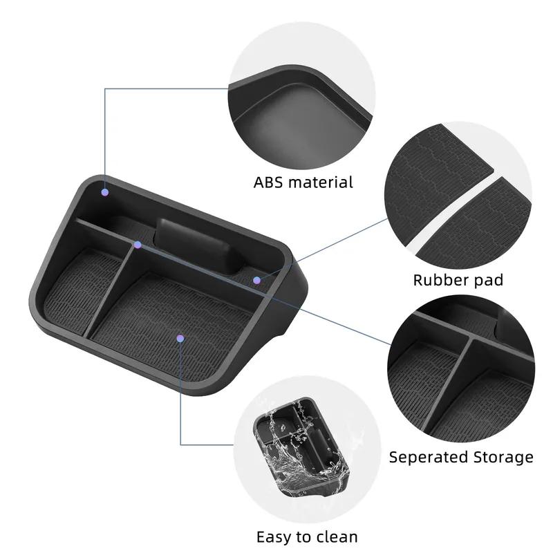 For BYD ATTO3 ATTO 3 YUAN PLUS 2025 2026 Central Control Screen Rear Storage Box Dashboard Tray Car Interior Accessories