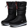 Winter Northeast Snow Boots for Women: High-Top Cotton Boots with Thickened, Non-Slip, Fleece-Lined Cotton Footwear