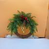 Pine Cone Bell Vine Wreath, Christmas Door Hanging with Country Style, Holiday Decor for Home Fireplace Wall Decor
