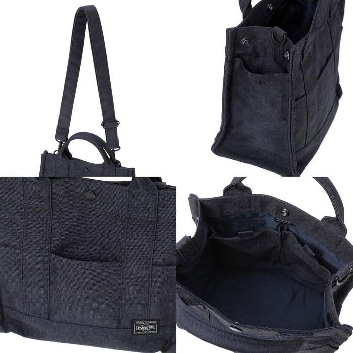 [Porter] Smokey 2-Way Tote Bag (S) 592-27628 Shoulder Bag S Size B5 26cm x 14cm x 24cm Navy
