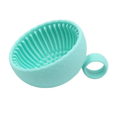 Silikon Make-up Pinselreiniger Puderquasten Reinigungsschale Lidschattenpinsel Waschen Reinigungsmatte Beauty-Werkzeuge Weiche Silikon-Schrubberbox