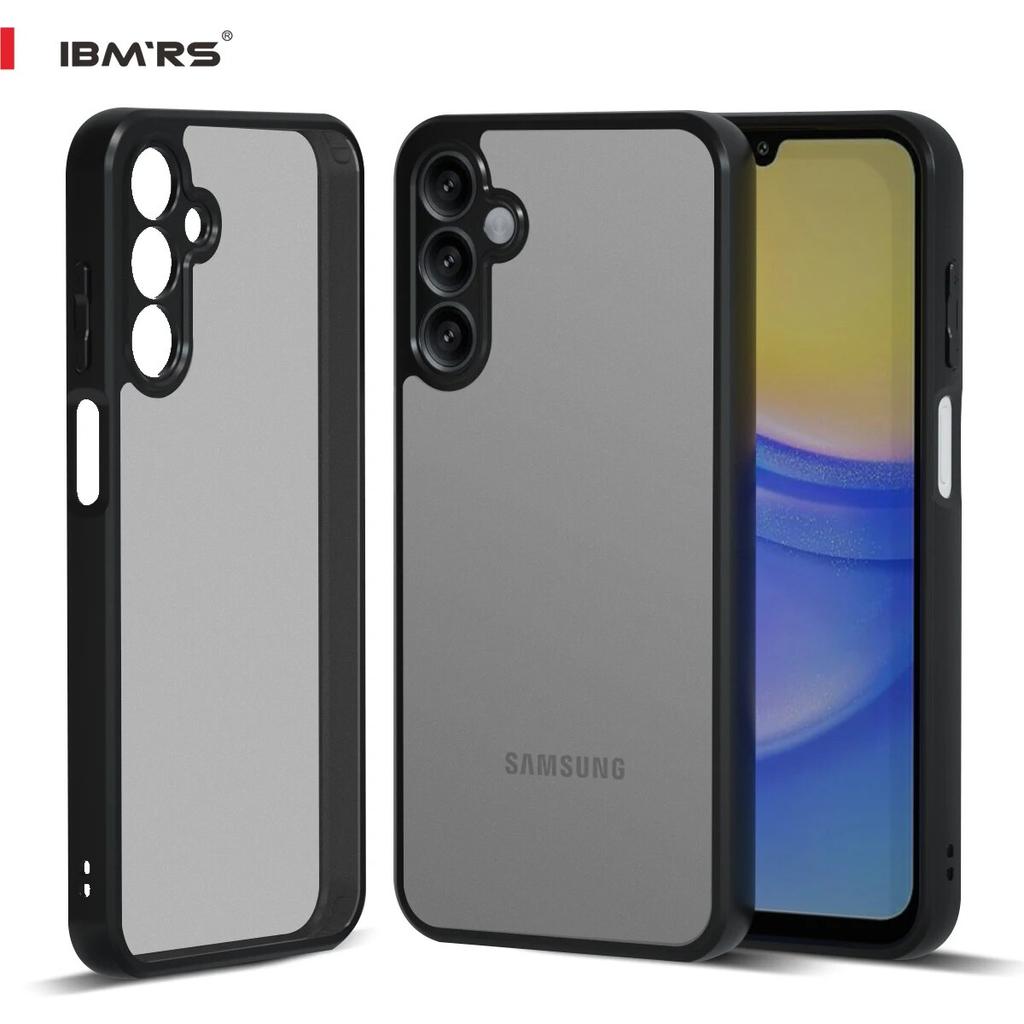 (Comes with Wrist strap)IBMRS for Samsung Galaxy A25  5G Case,matte Frosted Transparent Shockproof Protection Case