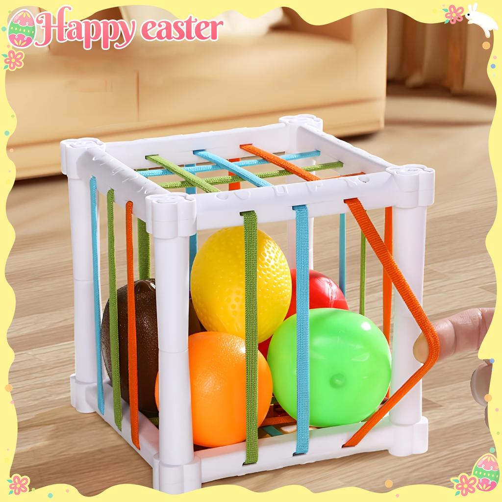 1pc Colorful Fruit Shape Puzzle Toy Interactive Early Learning Game for Youngsters, Enhances Focus, Shape Color Recognition, Safe Plastic Material