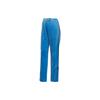 adidas Side Hidden Button Mid-Rise Zipper Logo Knitted Sports Pants Women Bottoms Blue HM2055