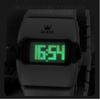 Fashionable Trendy Men's Stopwatch Luminous Digital Quartz Watches Personalized Distinctive Wine Barrel Shaped Intelligent Electronic Digital Watch