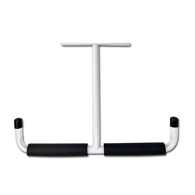 Metal T-Shaped Hook Ceiling Fishing Rod Bicycle Stand Kayak Skateboard Iron Wall Hanging Display Storage Rack