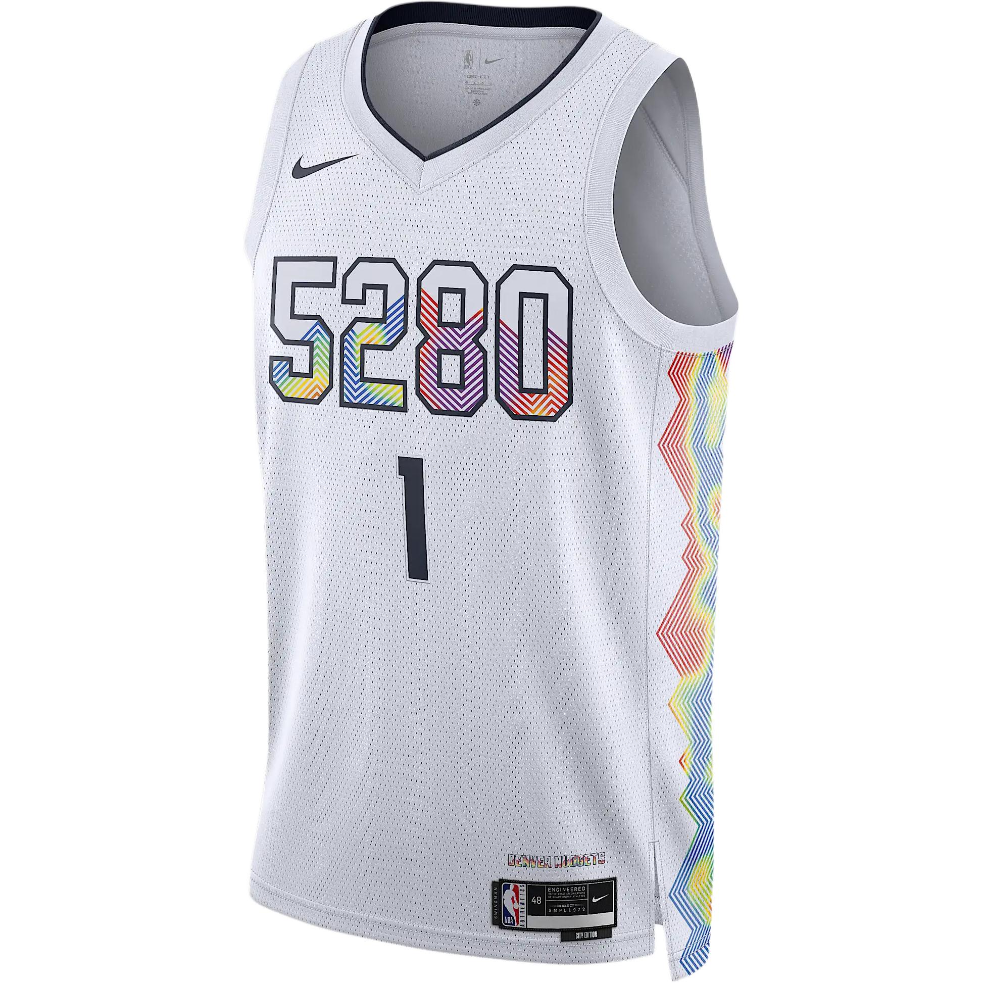 

Nike Michael Porter Jr Denver Nuggets 2024/25 City Edition Men s Nike Dri FIT Nba Swingman Jersey FQ4340-102 XL(52)