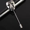 Vintage Fashion 3D Accessories Decoration Men's Face Gold Color Mask Lapel Pin Jewelry Brooches Pin