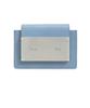 MATIN KIM Vintage Accordion Wallet In Smoke Blue