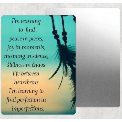 

Peace Quote Dreamcatcher Tin Sign Door Home Wall Decor MetalAluminumtin sign 20x30cm（7.8x11.8inch）