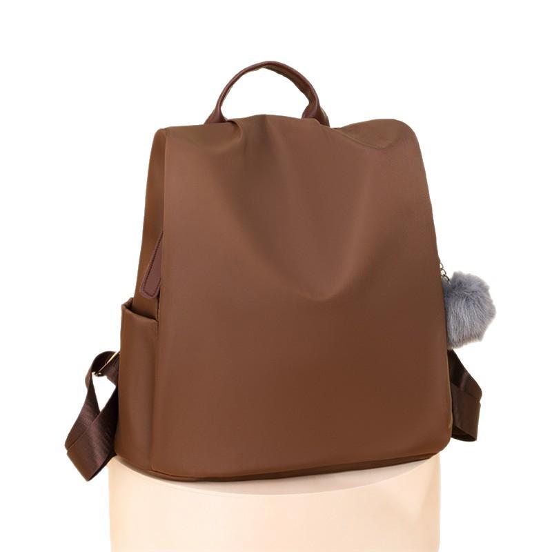 Schoolbag Autumn New Oxford Cloth Anti-theft Double-shoulder Backpack for Women, Korean Style Large Capacity Versatile Nylon Travel Backpack 