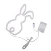   Neon Light Battery Operated Bunny LED Neon Sign Easter Decoration for Bedroom Dorm Easter Party Bar