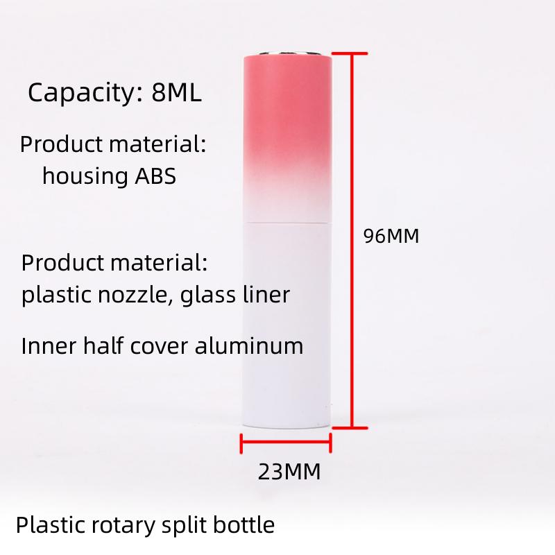 5mL/8ML Taşınabilir Mini Yeniden Doldurulabilir Parfüm Şişesi Sprey Koku Pompası Boş Kozmetik Kapları Atomizer