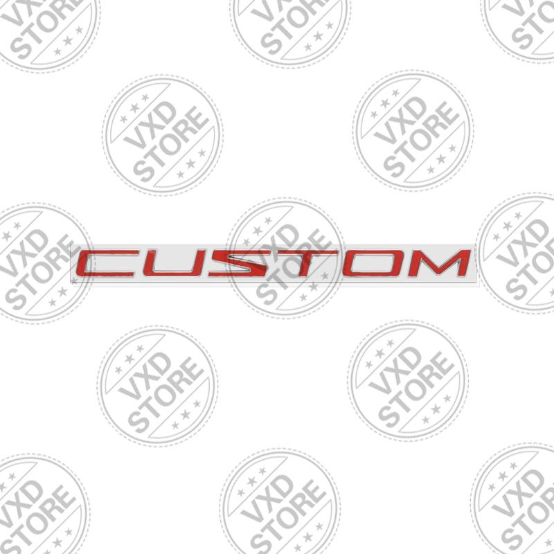 For Ford Transit Custom Lettering Car 3D Metal Logo Badge Decals Sticker Car Auto Rear Trunk Alphabet Emblem Styling Stickers