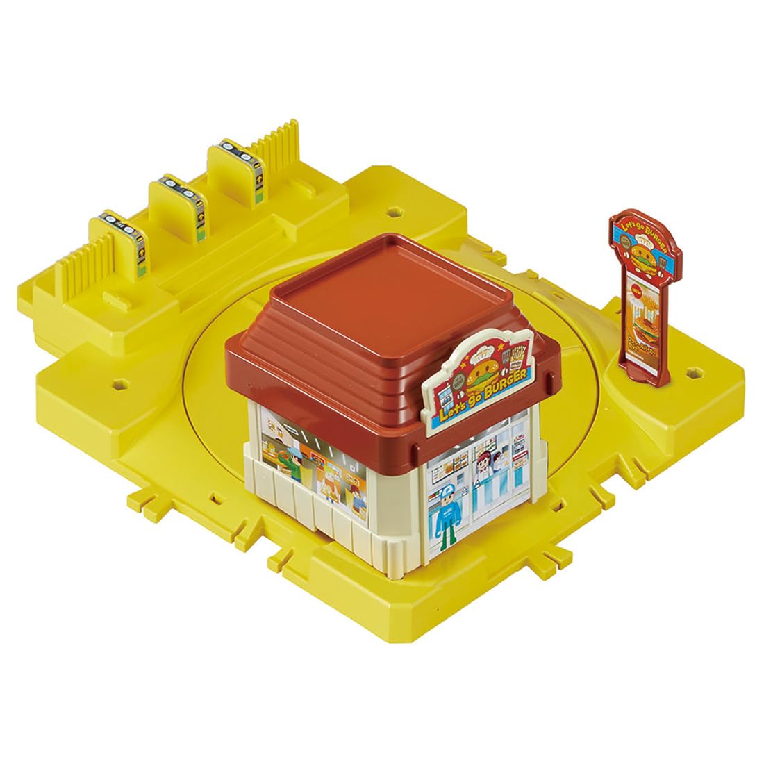 

Takara Tomy Plarail Action Town Train Toy for Ages 3 and Up J-12 Drive-Thru
