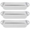 3Pcs Closed Pickup Cover Single No Hole Brass Instrument Guitar Musical Accessories
