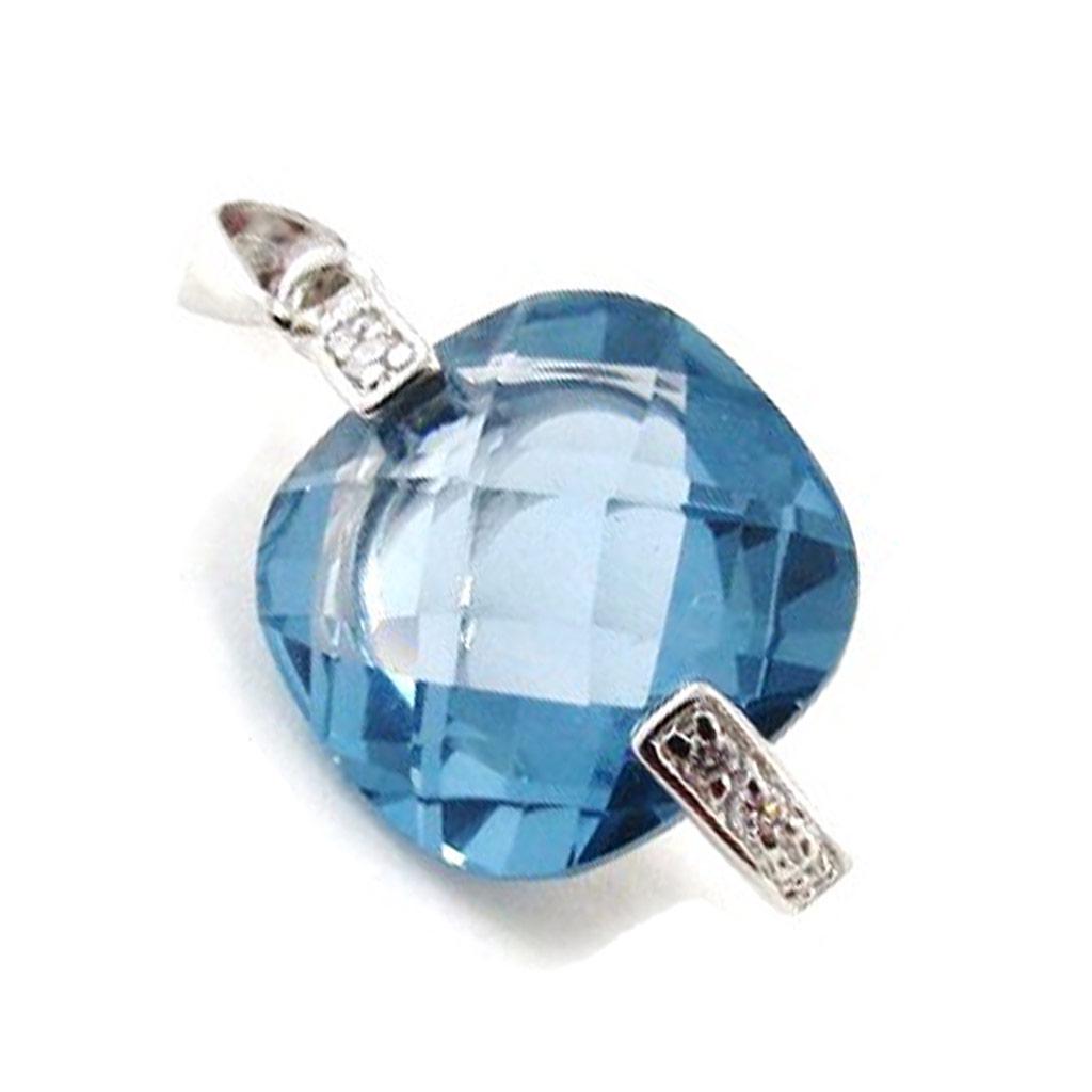 Les Trésors De Lily [G1072] - Pandantiv din argint „Sissi” cu aur marin