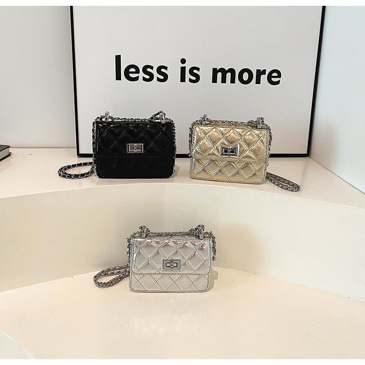 IELGY Модная сумка-мессенджер с цепочкой из бриллиантов на плечо — фото 5