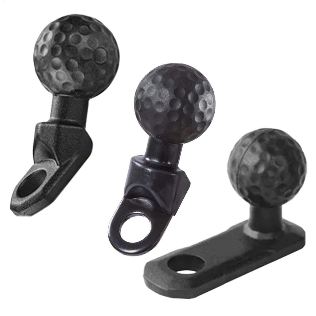 Angled Head Adapter Ball Base Angled Shock Absorbing Alloy Ball Base for Motocycle Rearview Mirror Bracket  M10 Ball Adapter