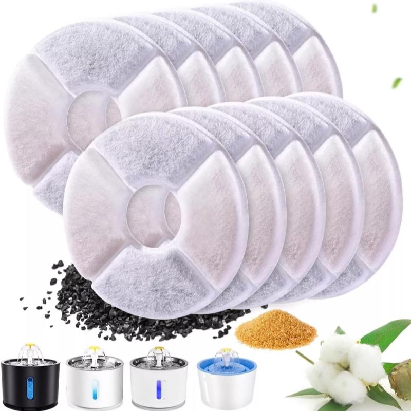1/6/12PCS Cat Dog Water Fountain Filters Pet Fountain Activated Carbon Cartridge Drinking Water Dispenser Replacement Filter