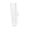 NUOLUX Test Tube Vases, Transparent Glass, for Propagating Plants, Hydroponic Compatible, Rear Decor, Indoor Use, Set of 4