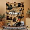 Custom Name Personalized How to Train Your Dragon Print Blanket, Home Decor, Bedroom, Sofa, Camping, Couch, Gifts for Birthday Christmas