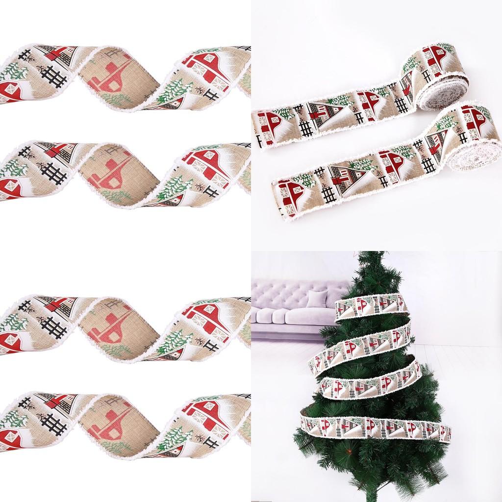 Charming Christmas Ribbon Versatile Soft Fabric For Elegant Gift Wrapping And Decor