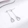 Hollow Gourd Fringed Stud Earrings Women's Fashion Light Luxury Niche Exquisite Ins Style High-end Earrings Women
