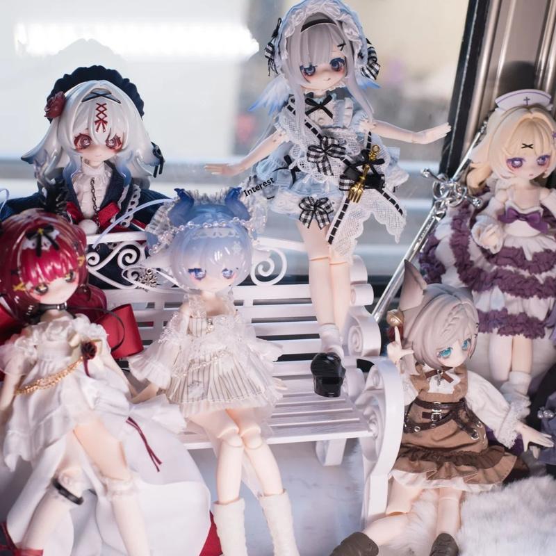 Genuine Meki Final Blessing Series 18 Bjd Blind Box Action Figure Dolls Mystery Box Cute Gift Desktop Ornament Cartoon Model