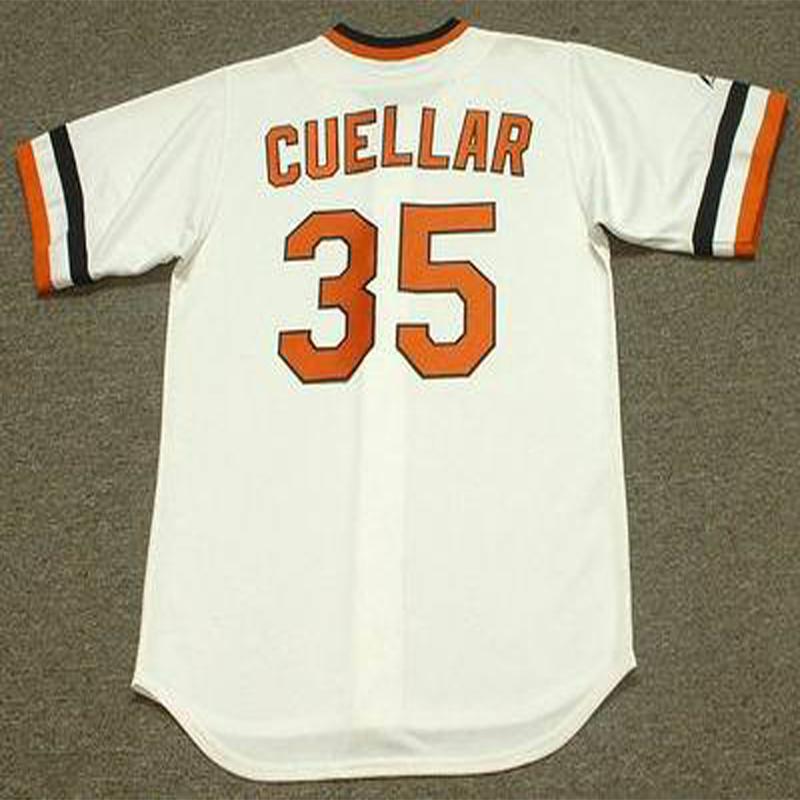 Genäht 1974-1983 Erwachsene Jugend EARL WEAVER PAUL BLAIR CAL RIPKEN EDDIE MURRAY MIKE FLANAGAN Throwback Baseballtrikot S-5XL