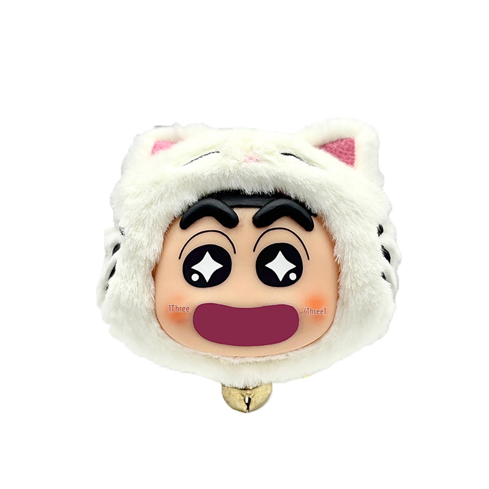 Crayon Shin-chan Cat Plush Magnetic Phone Holder with Strong Adhesion and Telescopic Function TB01