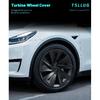 4 Stück für neues Modell Y 2025-2026 Juniper 19 Zoll Turbinenstil Radkappe Felgenabdeckung Zubehör Radkappe Automobilradkappe für Tesla
