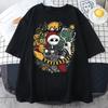 Vintage TShirts Nightmare Before Christmas Print Shortsleeve Gothic Women Unisex Tshirt Top Y2K Shirt Streetwear Harajuku