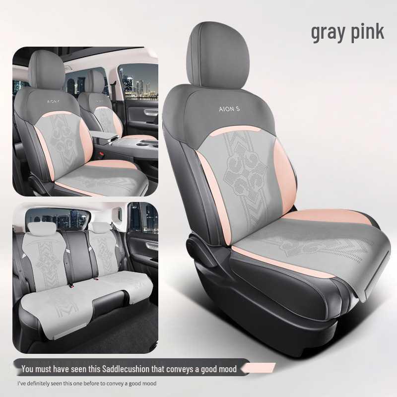 

Suede Saddle Pad Car Seat Cushion for AION S580, All-Season Half-Wrapped Design Note: Model Year
