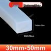 High-Temperature Resistant Transparent Silicone Rubber Sealing Strip
